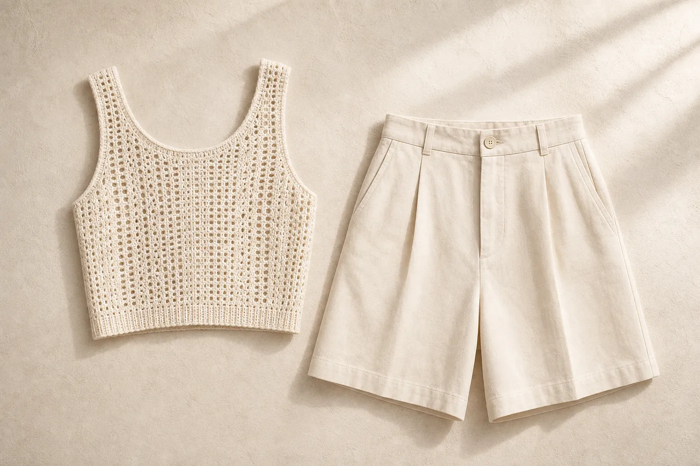 Ensemble Crochet Top et Bermuda Édition Limitée