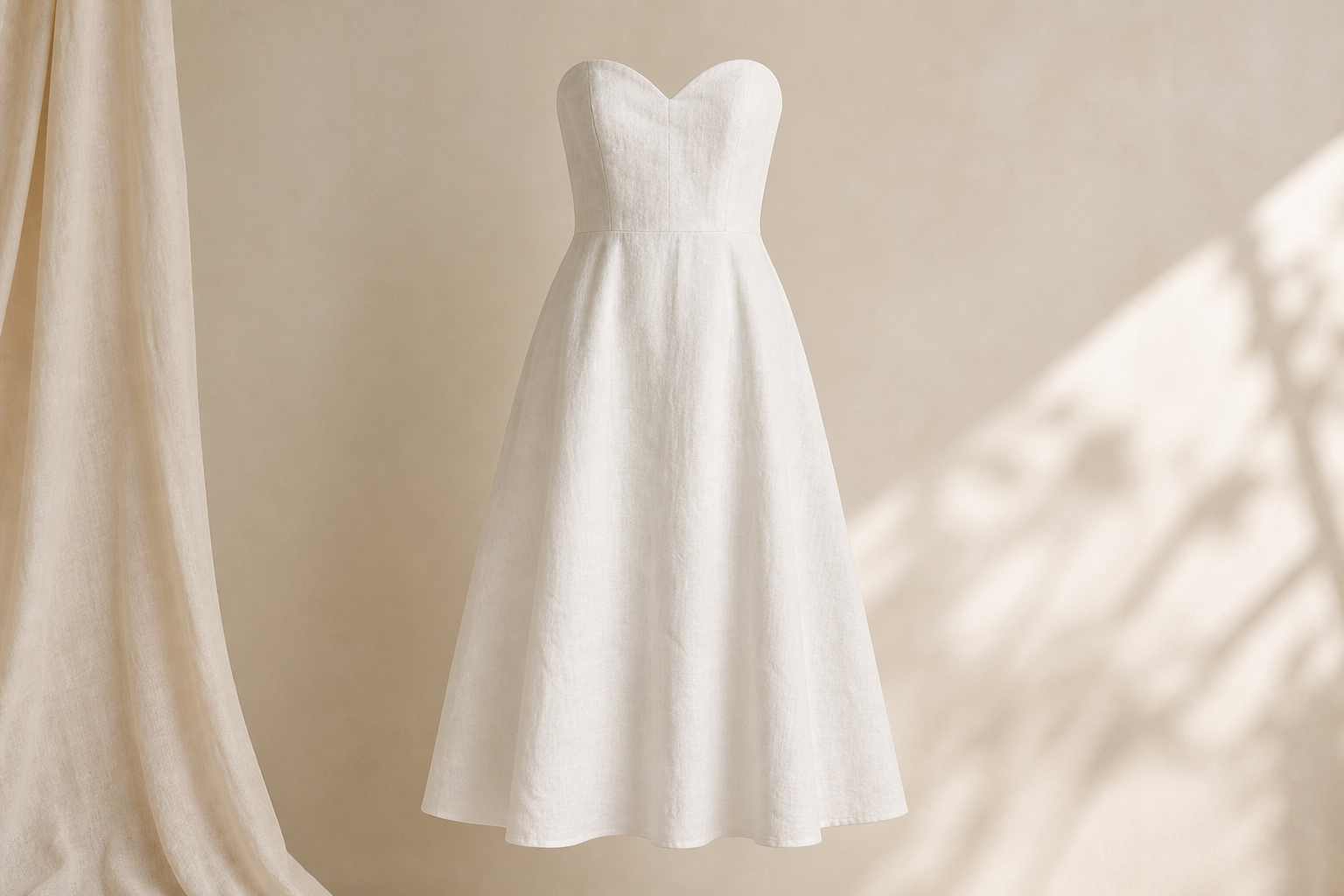 Robe Bustier en Lin